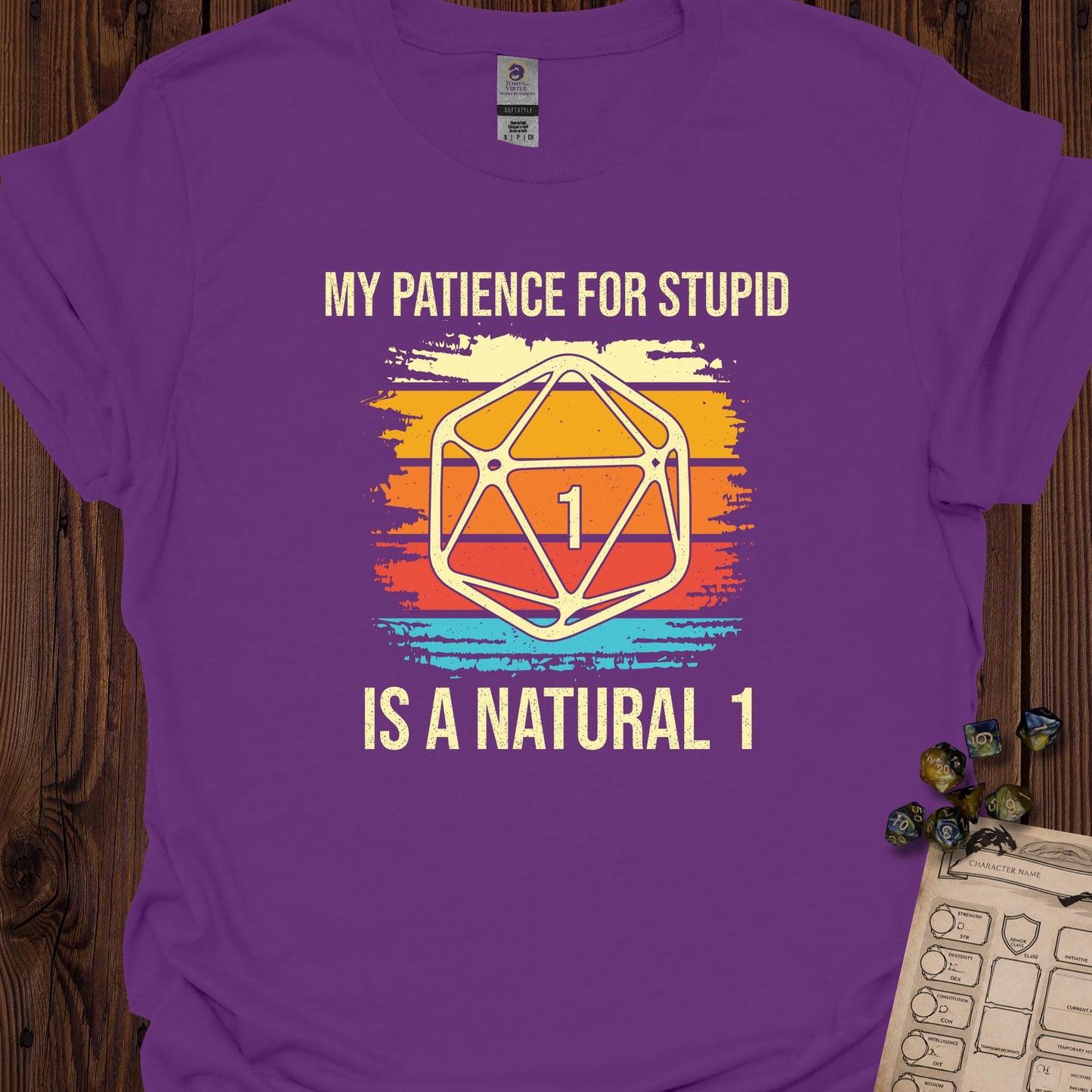 Patience for stupid - Purple