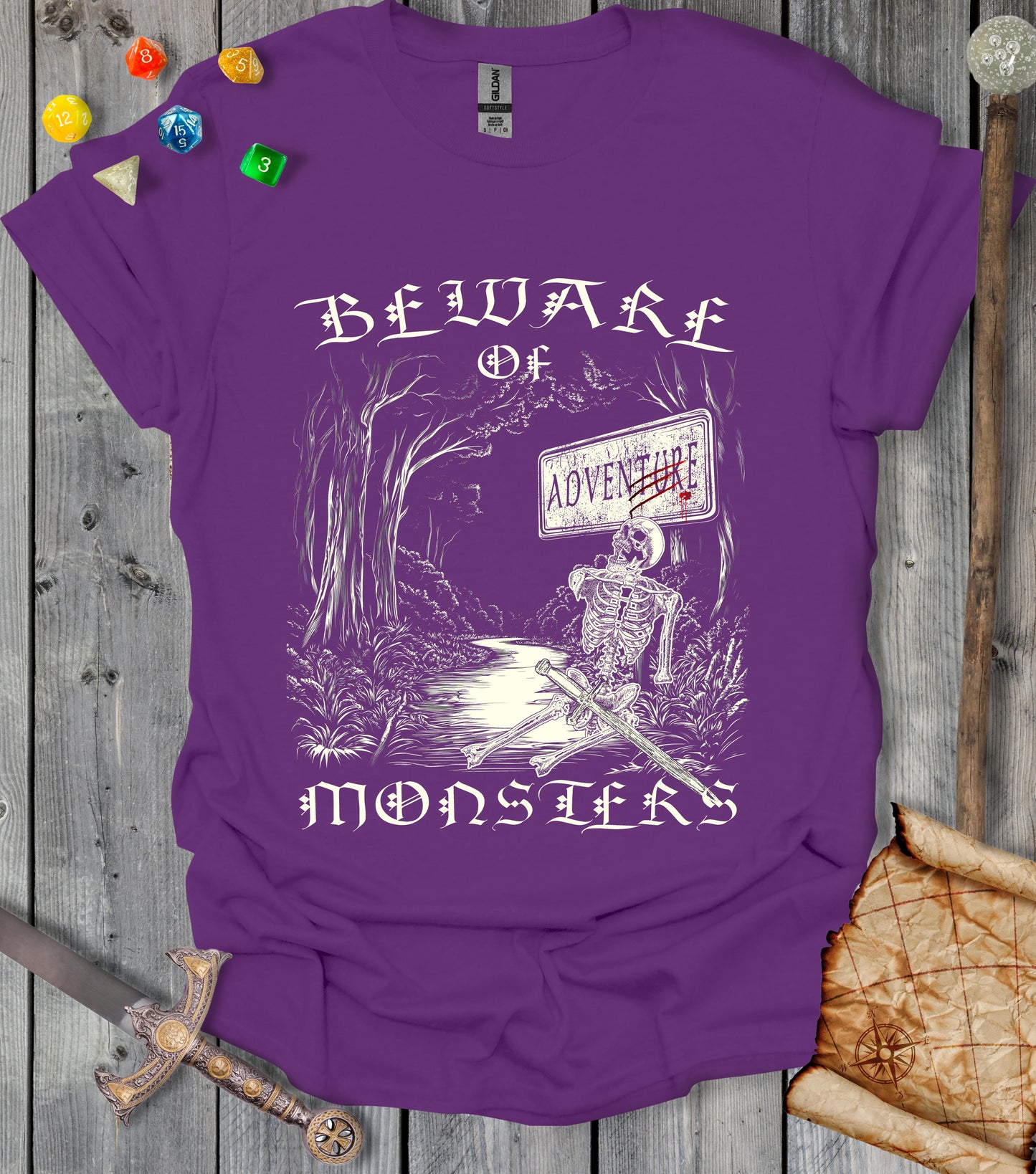 Beware of Monsters - T-shirt