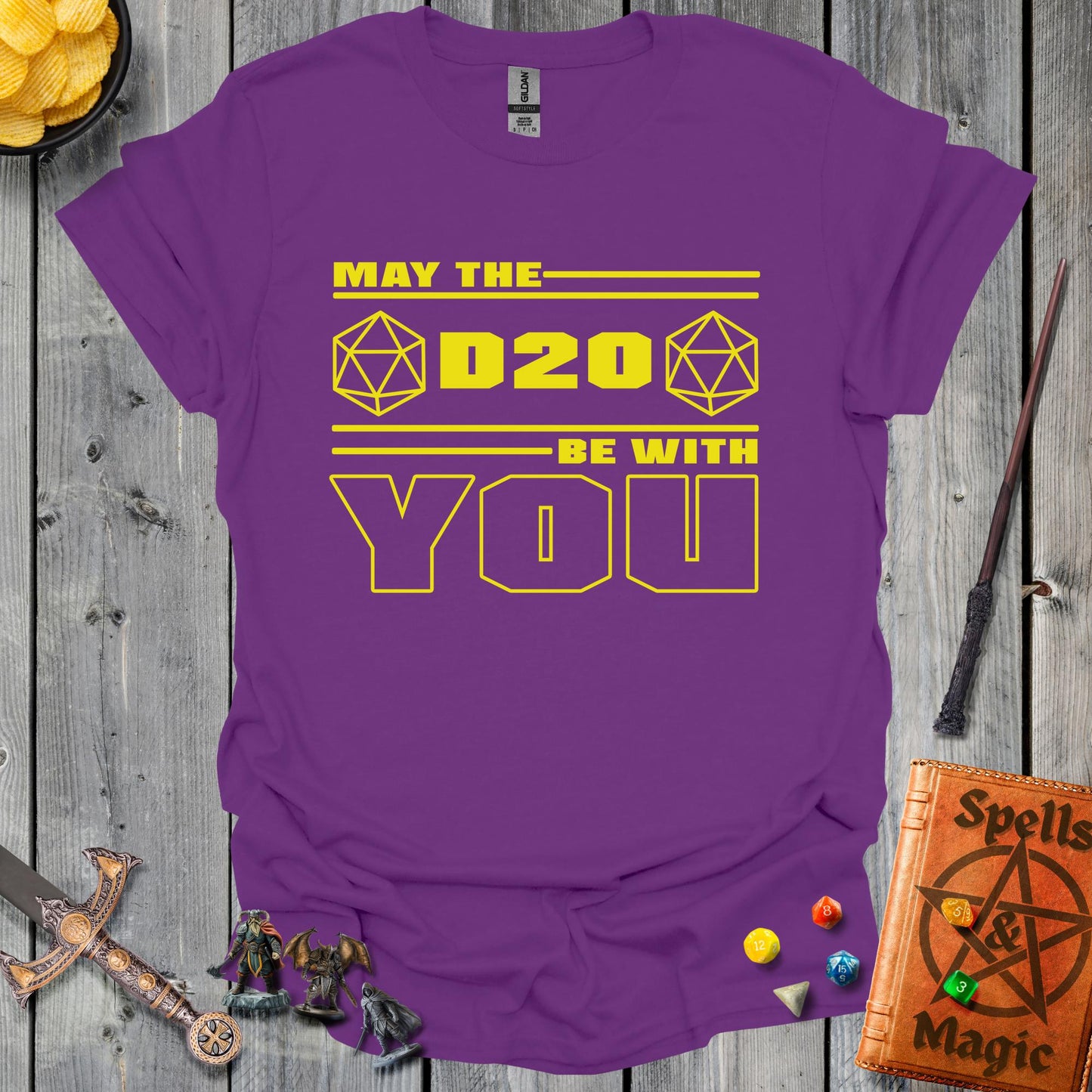 May the D20 Be With You - Purple