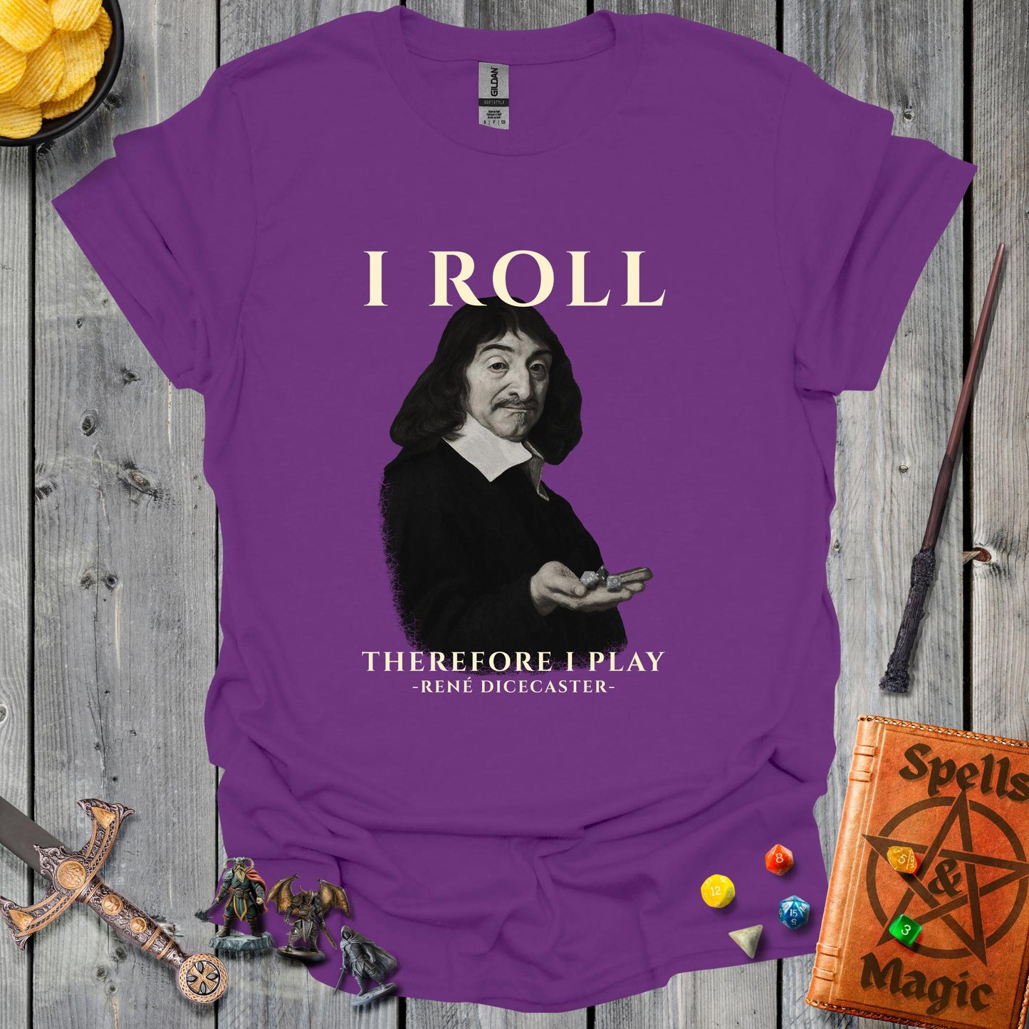 I Roll, therefore I Play 2 - Purple