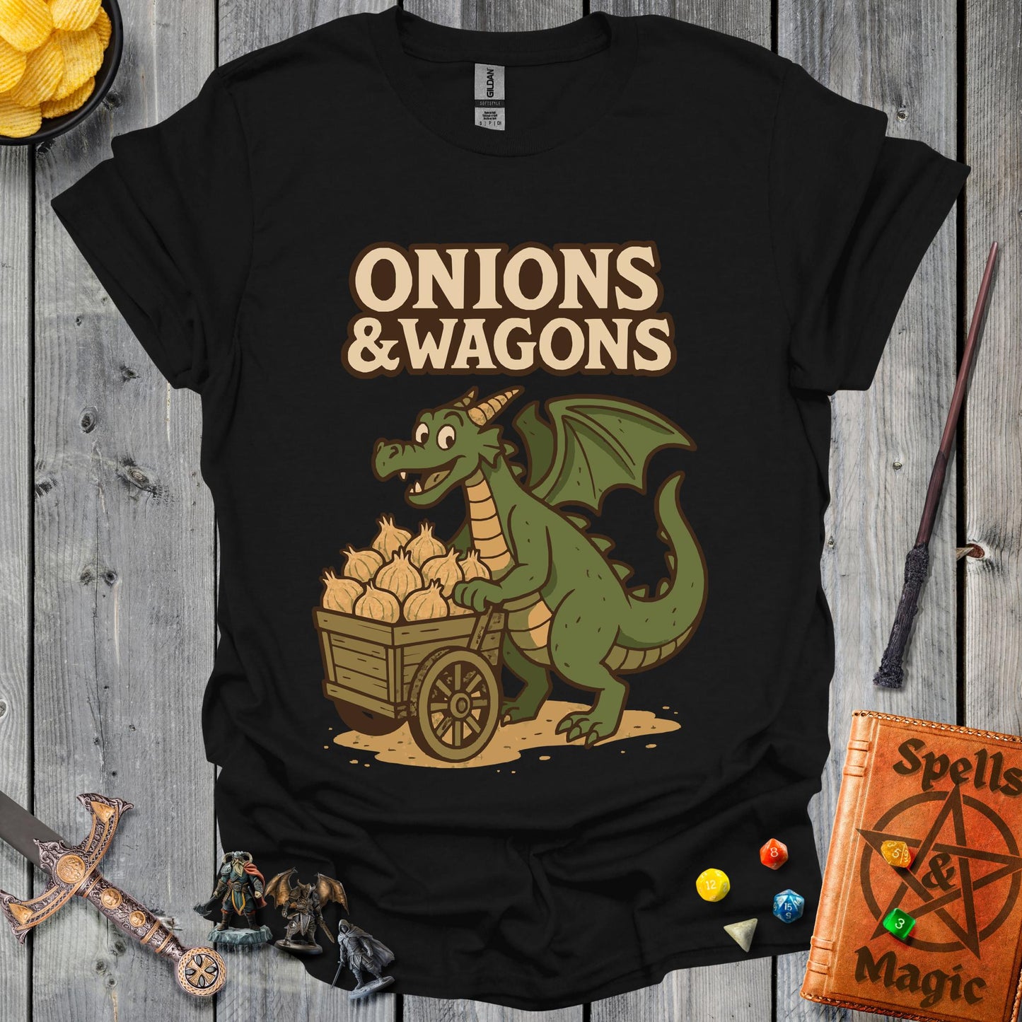 Onions and Wagons - Black