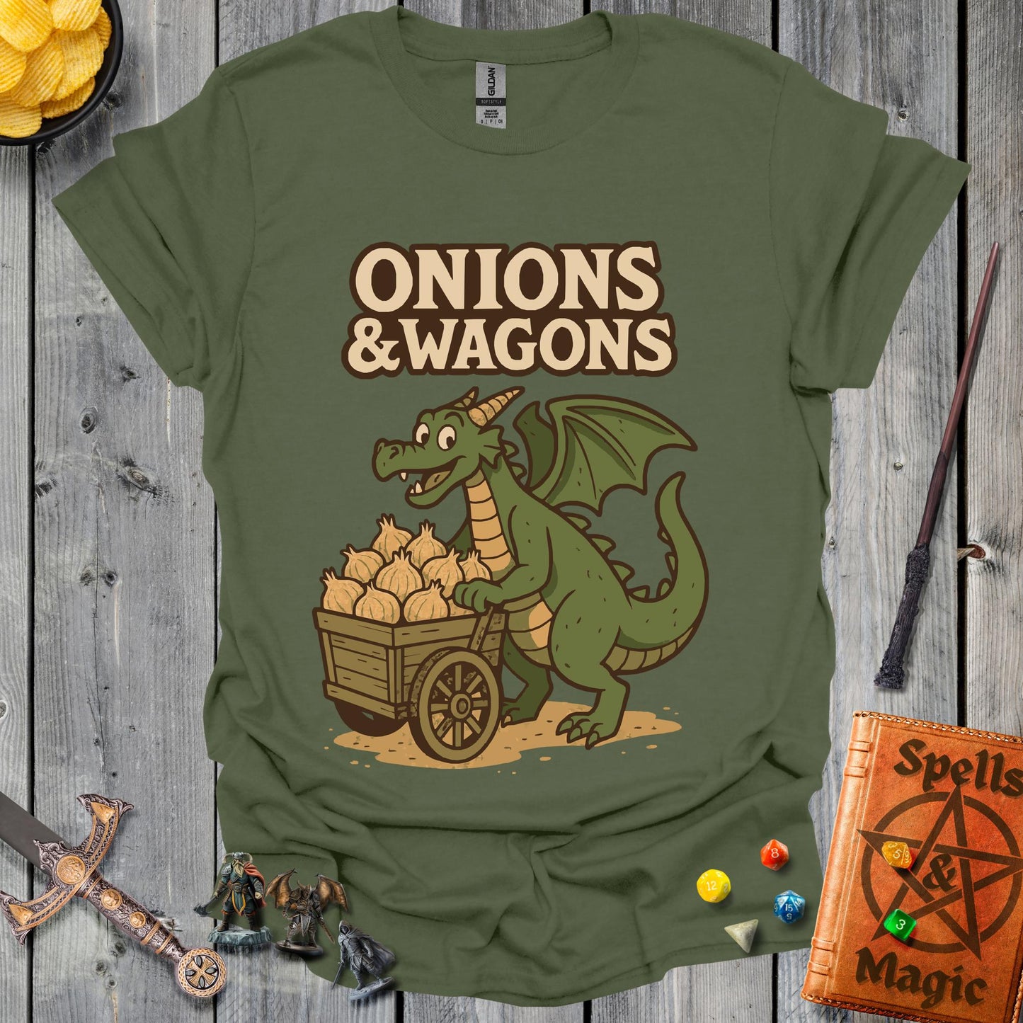 Onions and Wagons - MilitaryGreen