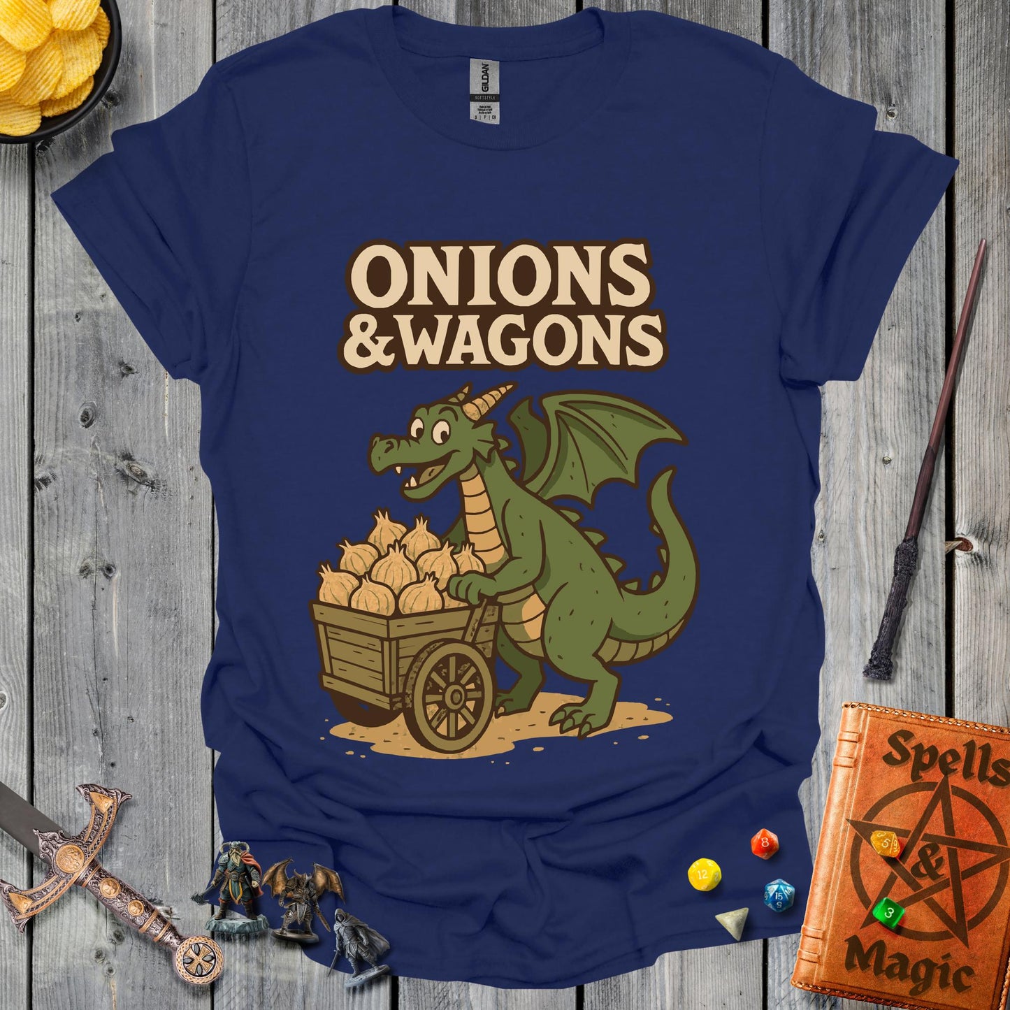 Onions and Wagons - NavyBlue