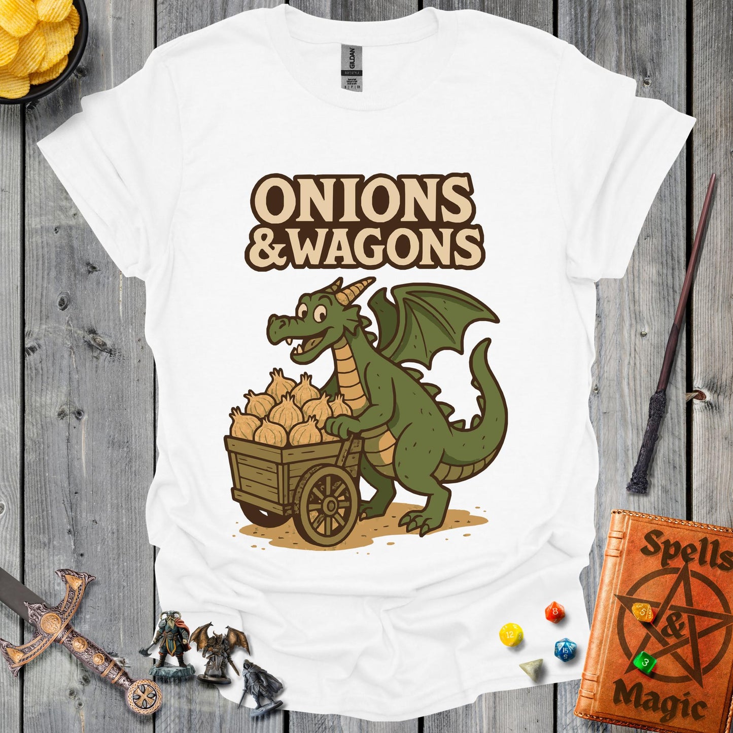 Onions and Wagons - White