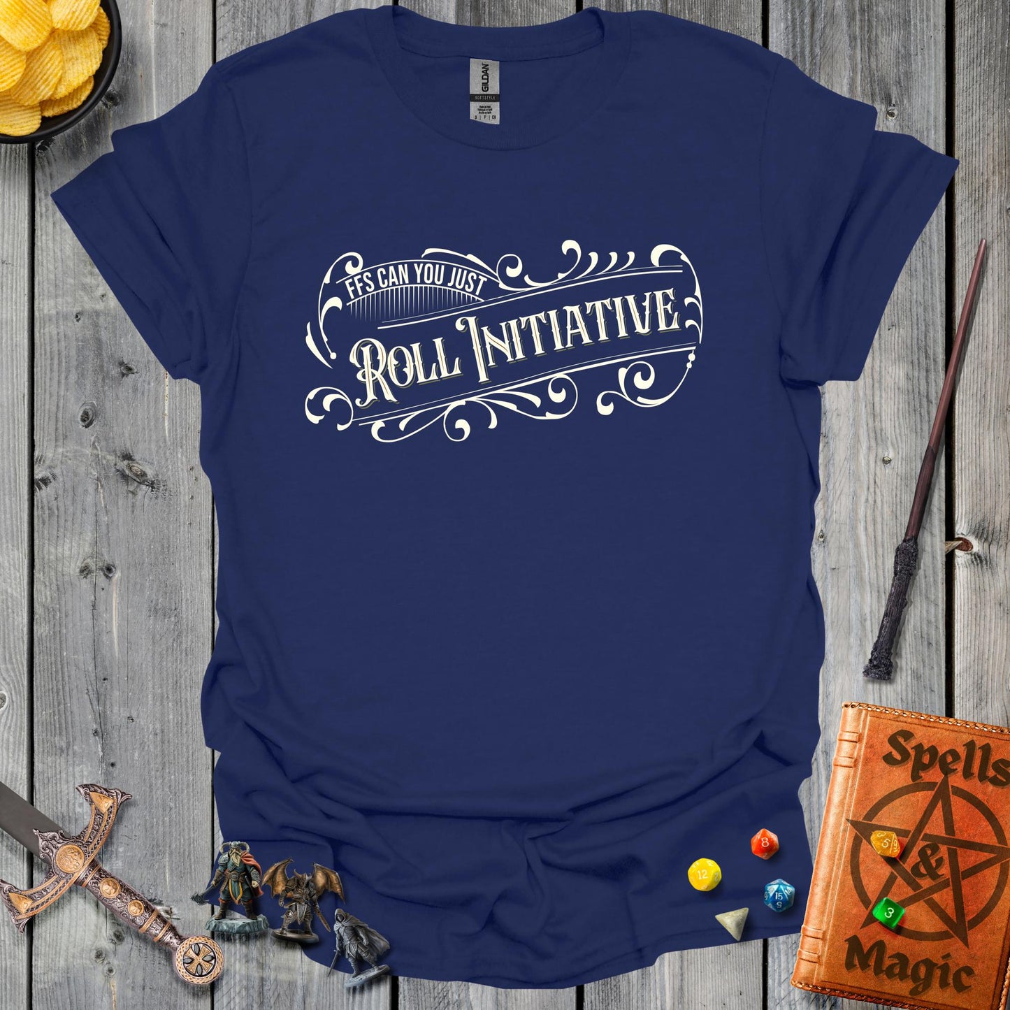 FFS Can you Just Roll Initiative - NavyBlue