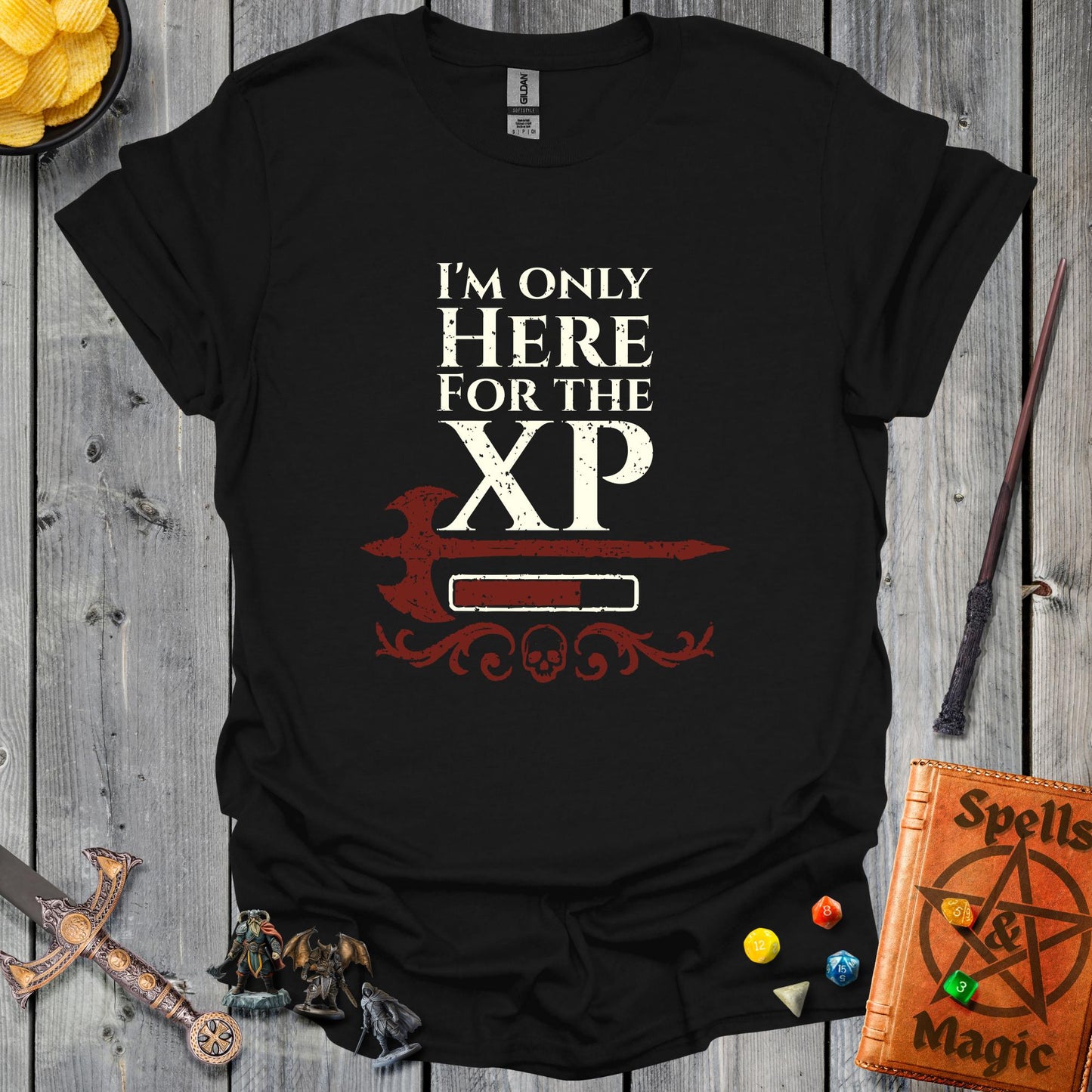 I'm only here for the XP - Black