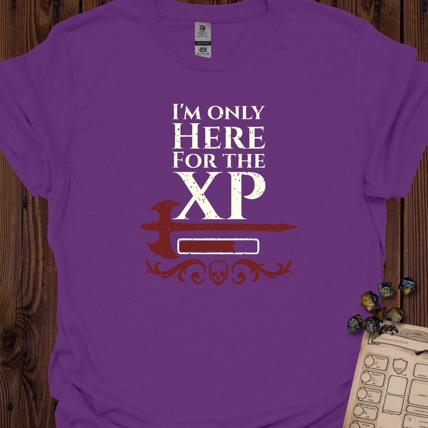 I'm only here for the XP - Purple