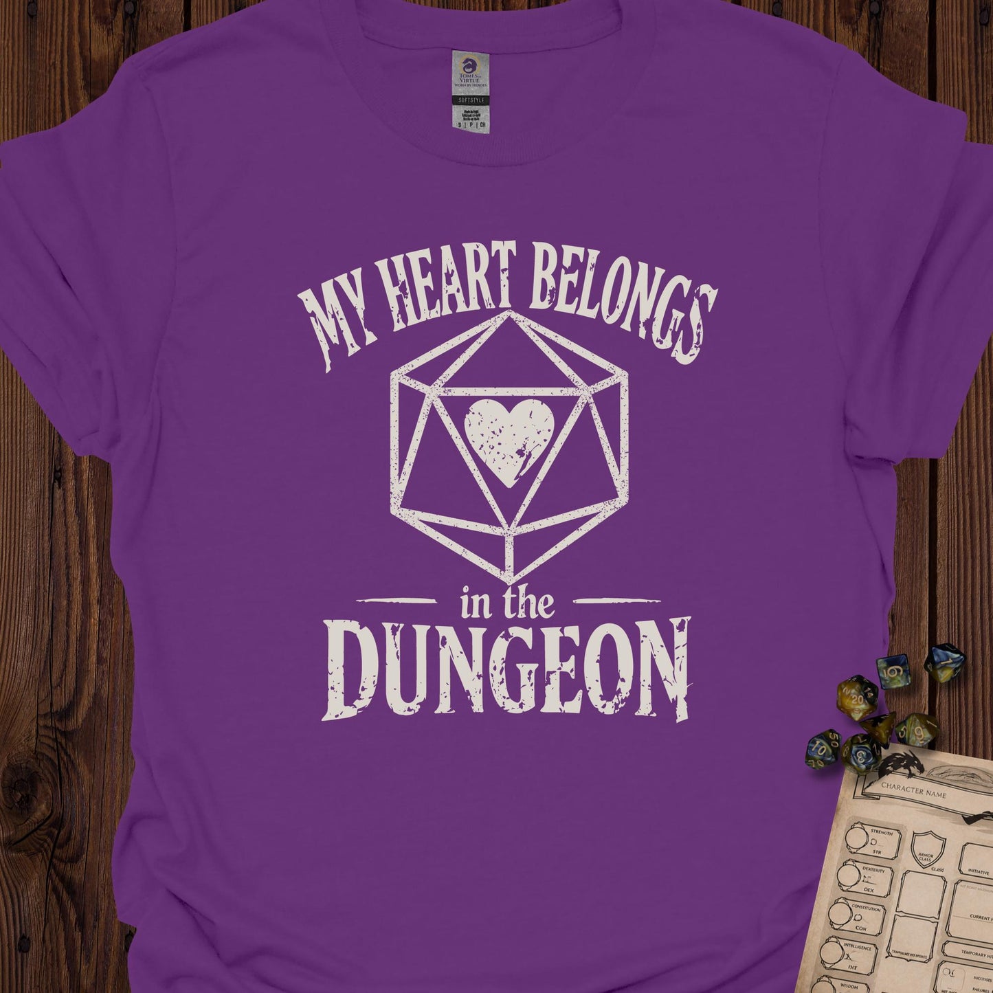 My Heart Belongs in the Dungeon - Purple