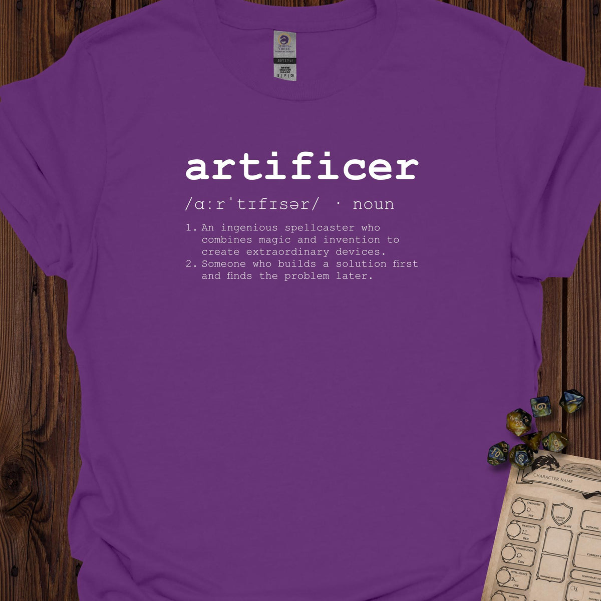 Artificer definition - Purple