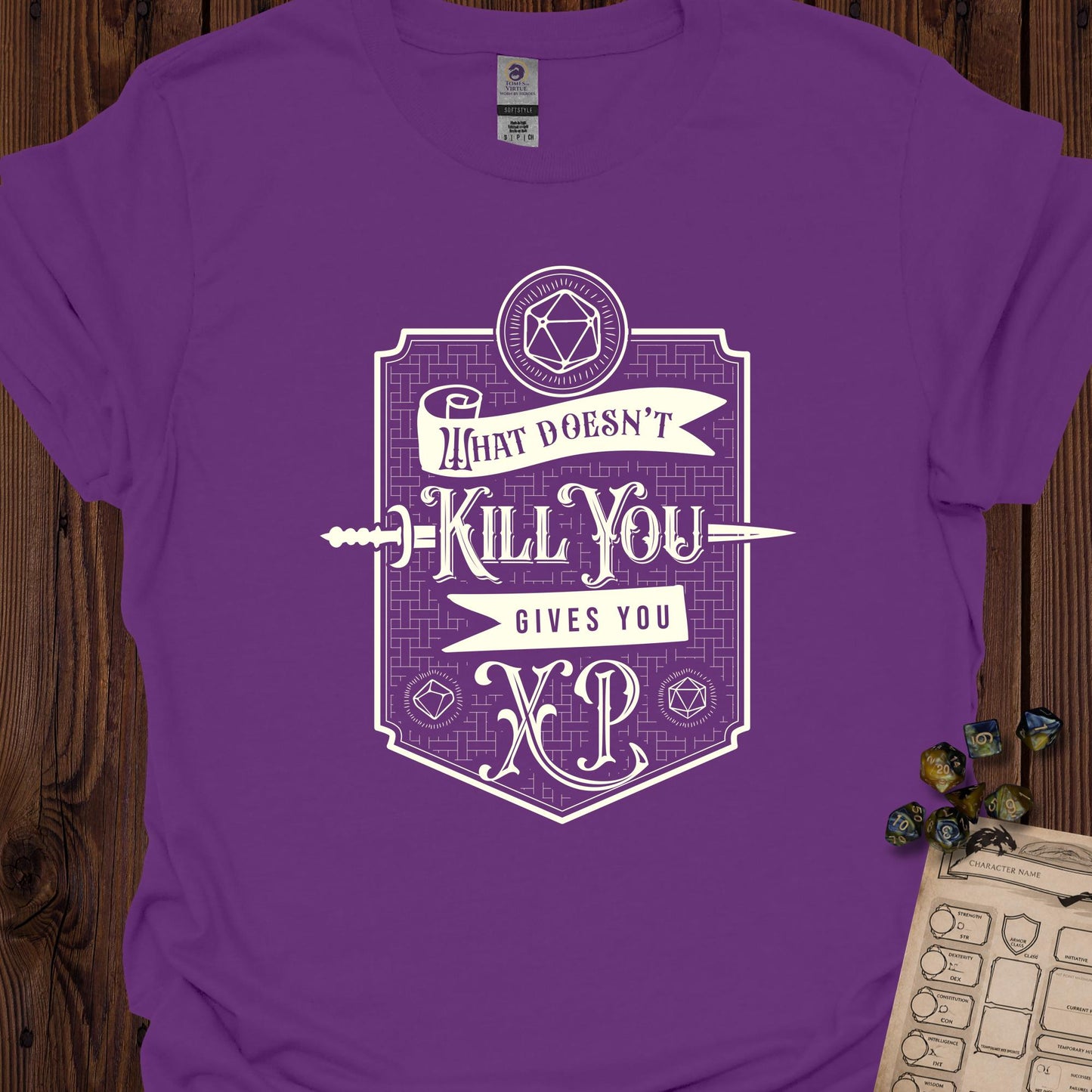 What doesn't kill you gives you XP - Purple