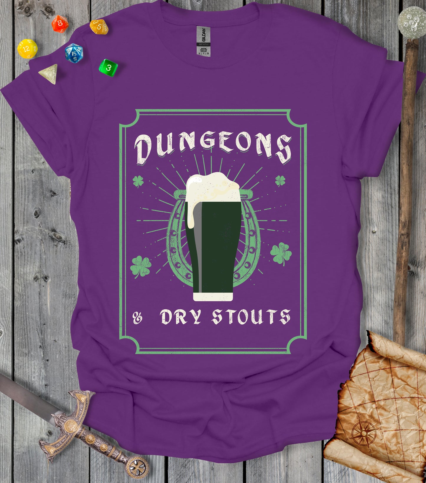 Dungeons and Dry Stouts - T-shirt