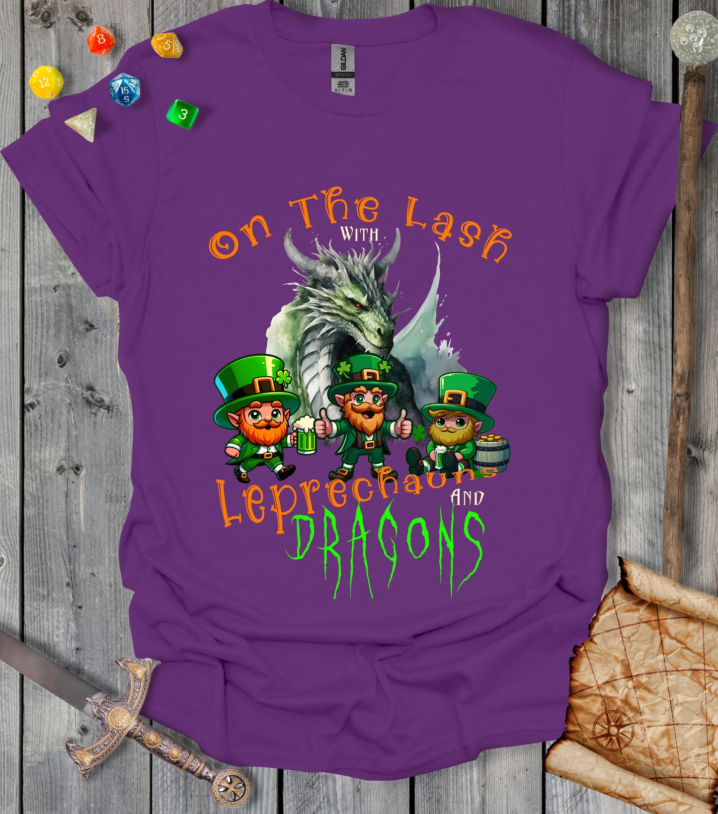 On the lash with Leprechauns - T-shirt