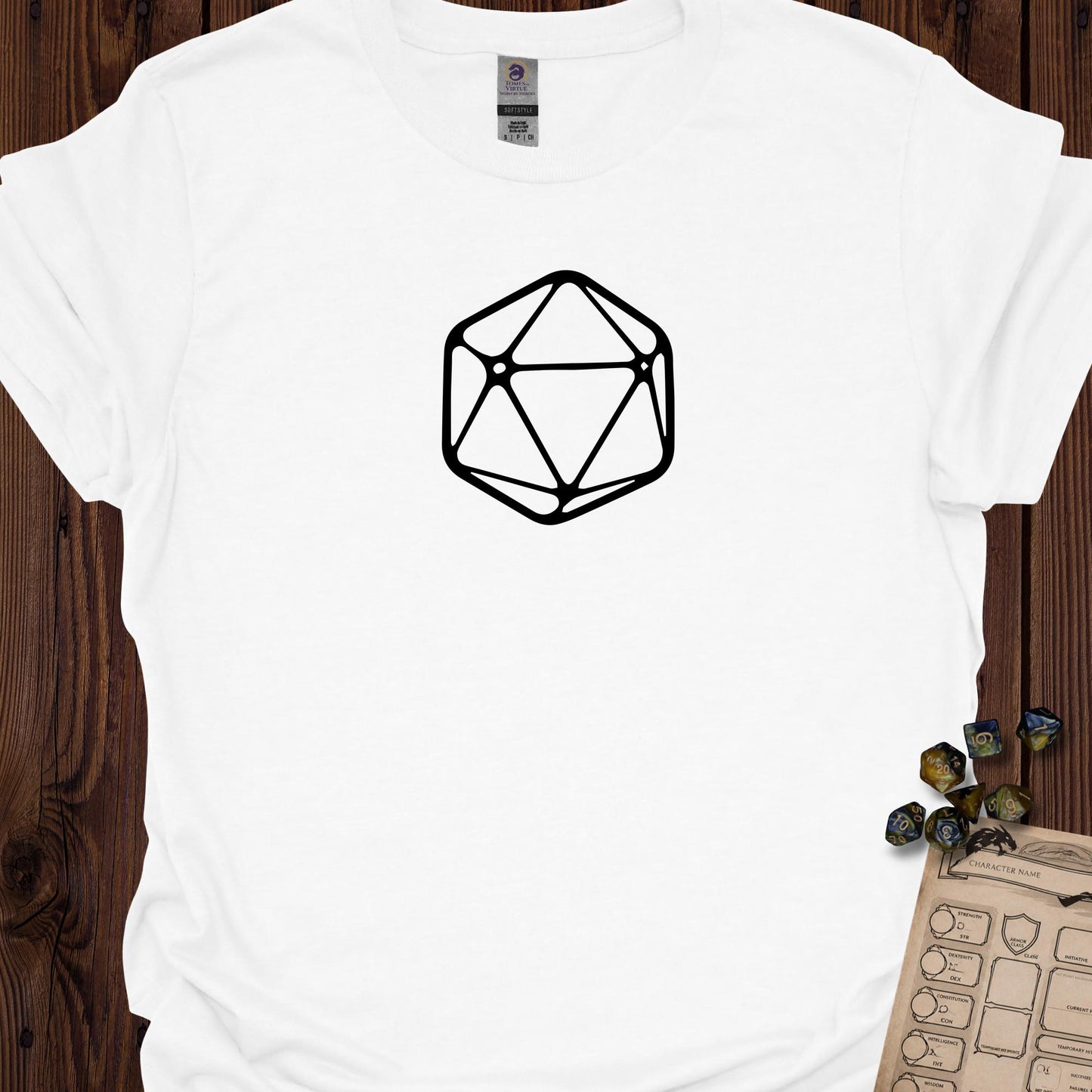 D20 - White