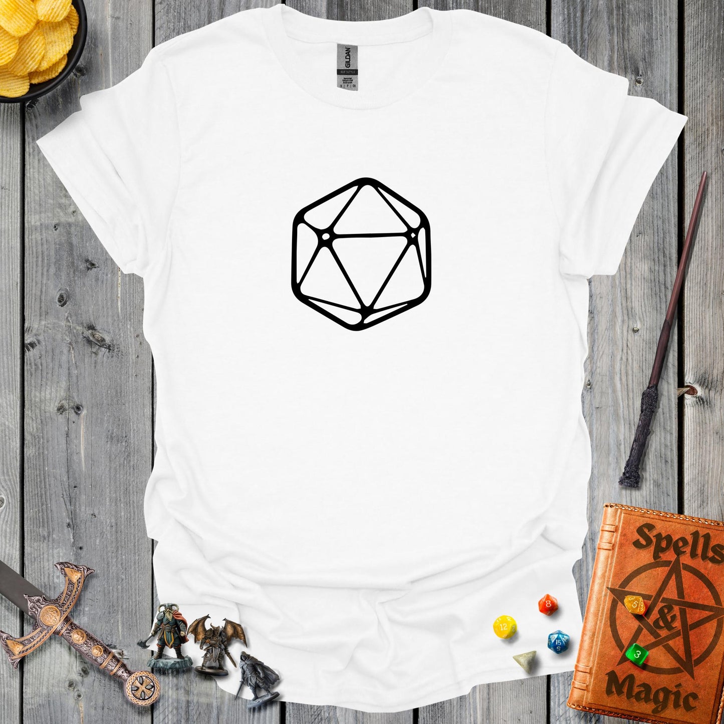 D20 - White