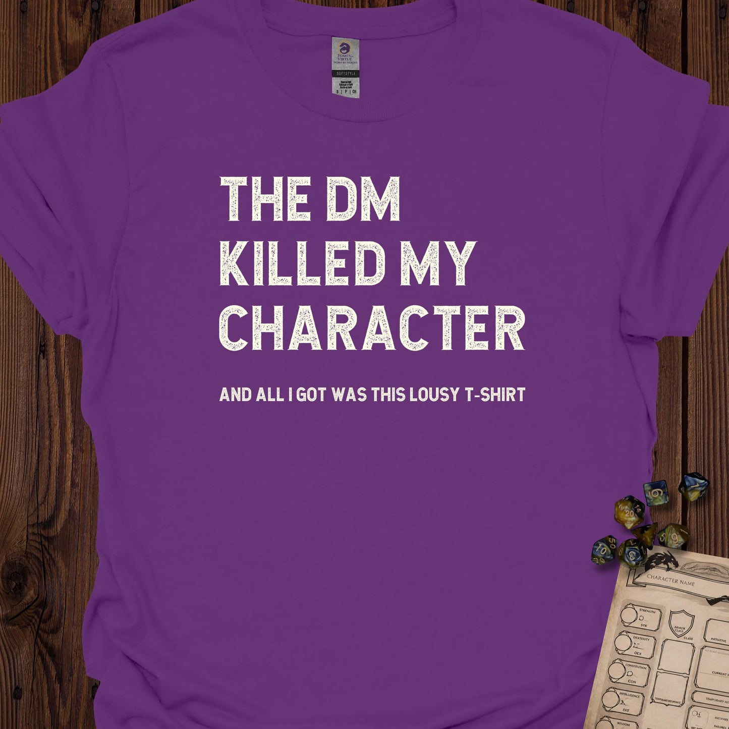 The DM killed my character - Purple