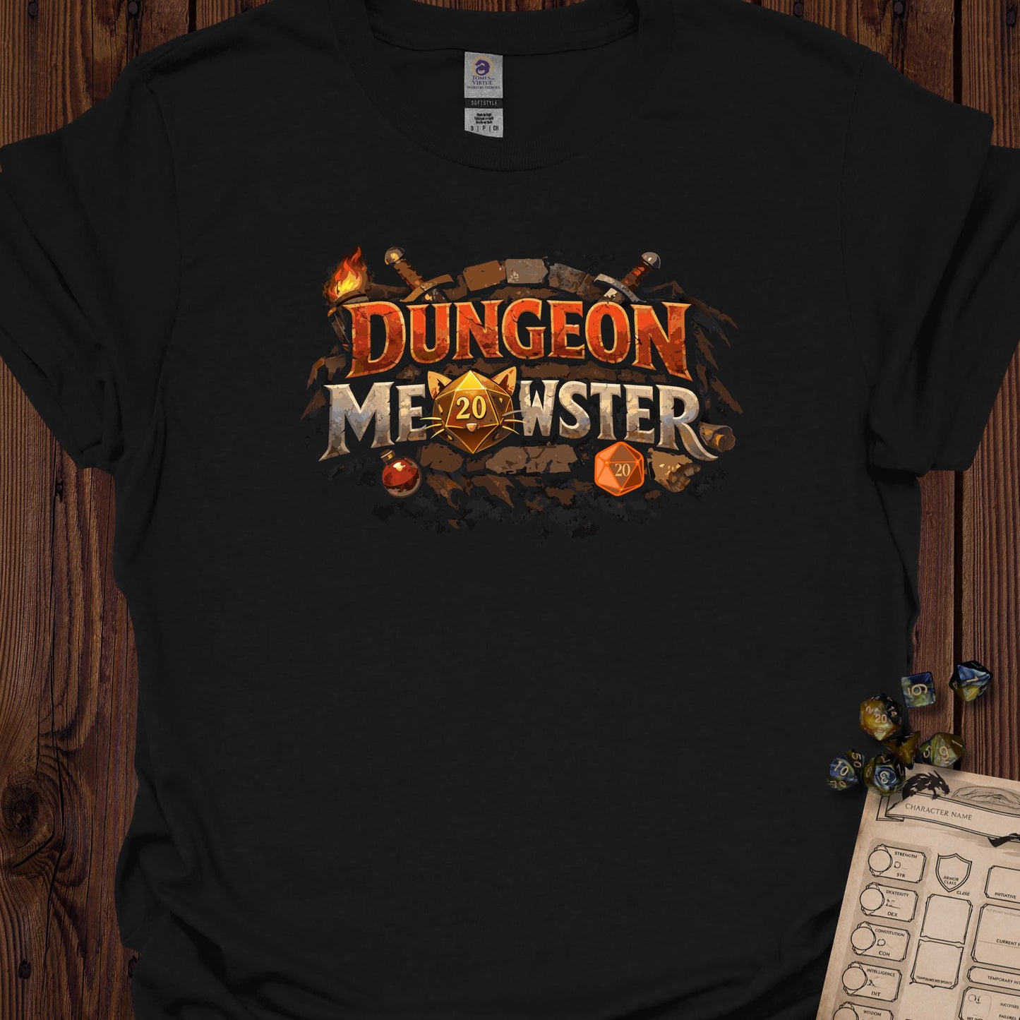 Dungeon meowster - Black