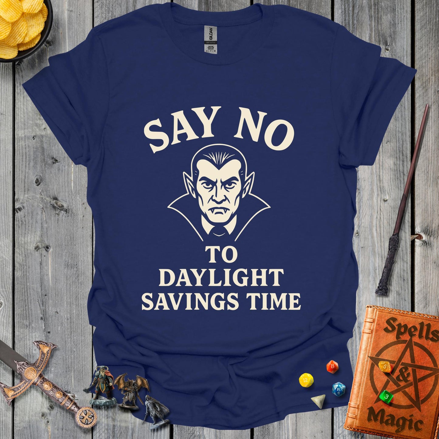 Say No to Daylight Savings Time - NavyBlue