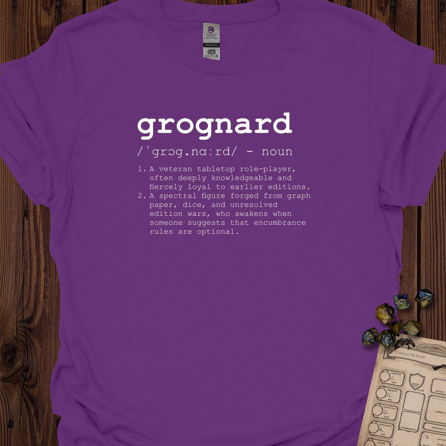 Grognard definition - Purple