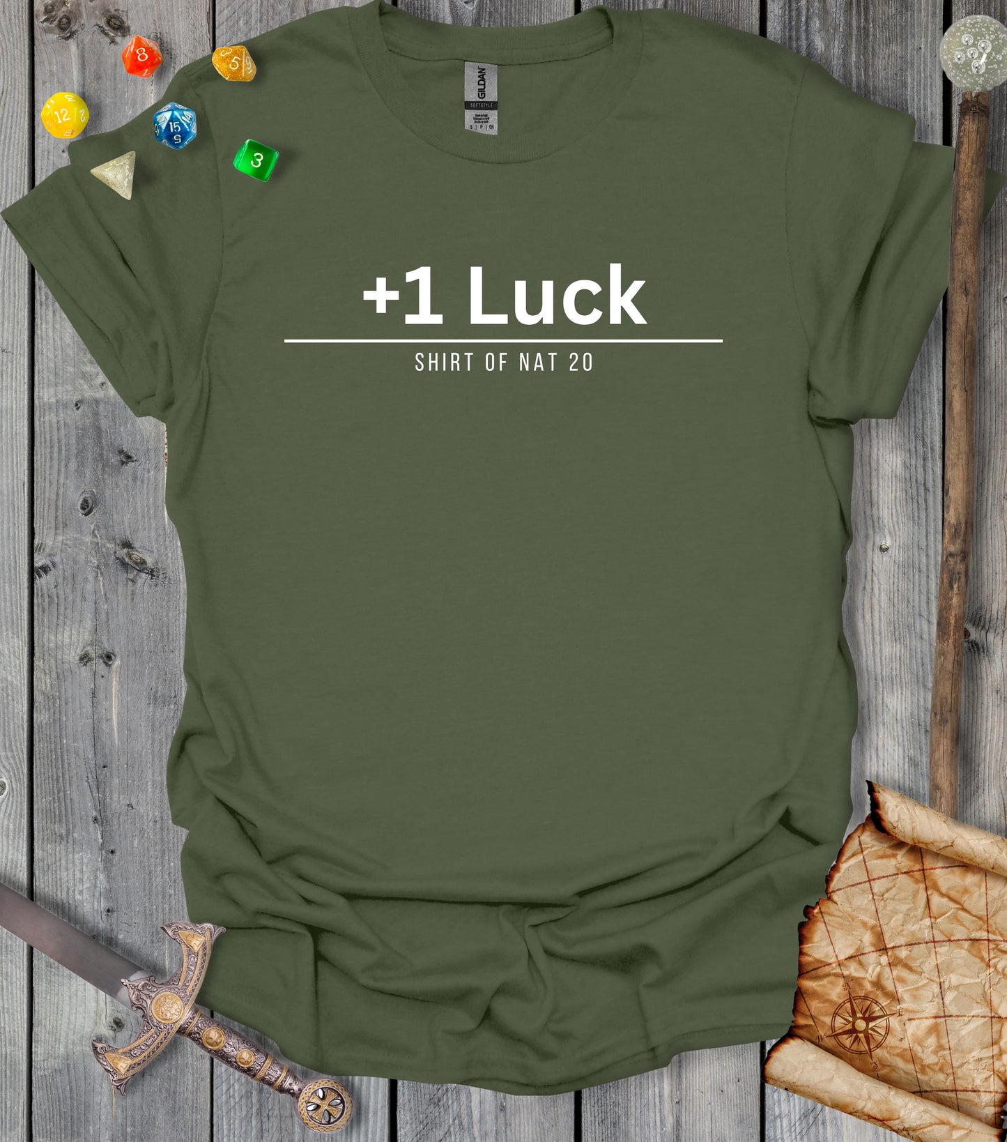 +1 Luck - MilitaryGreen
