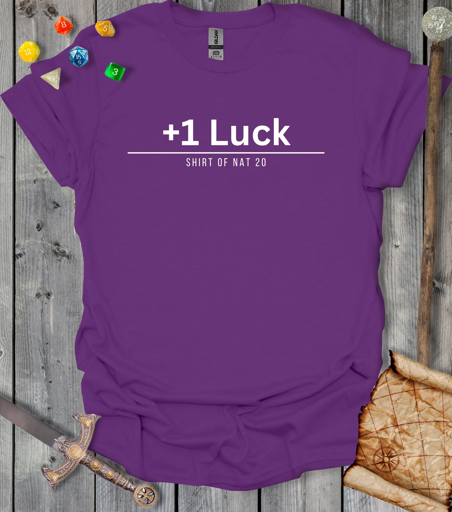 +1 Luck - Purple