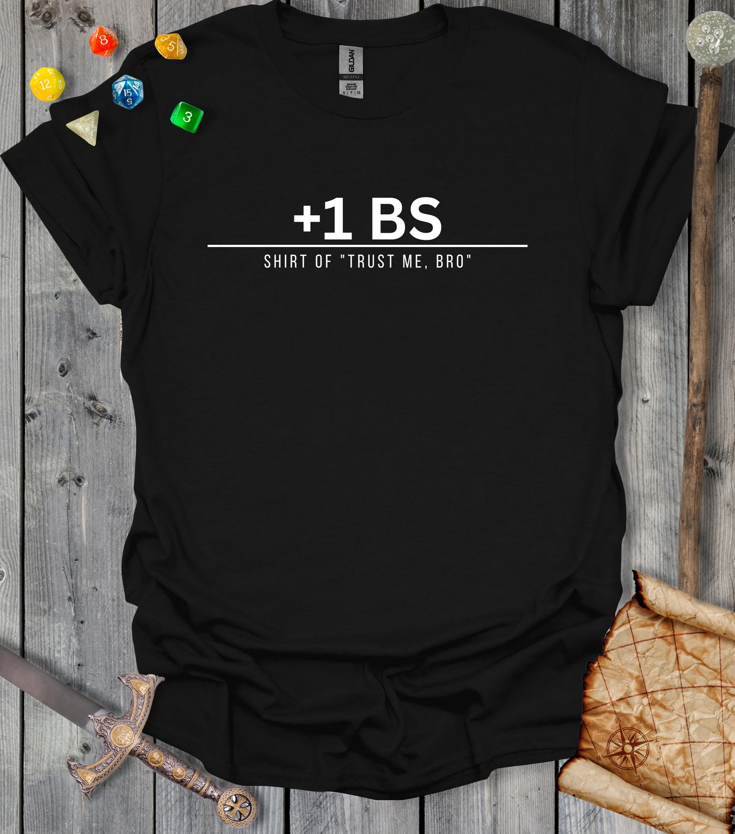 +1 BS - Black