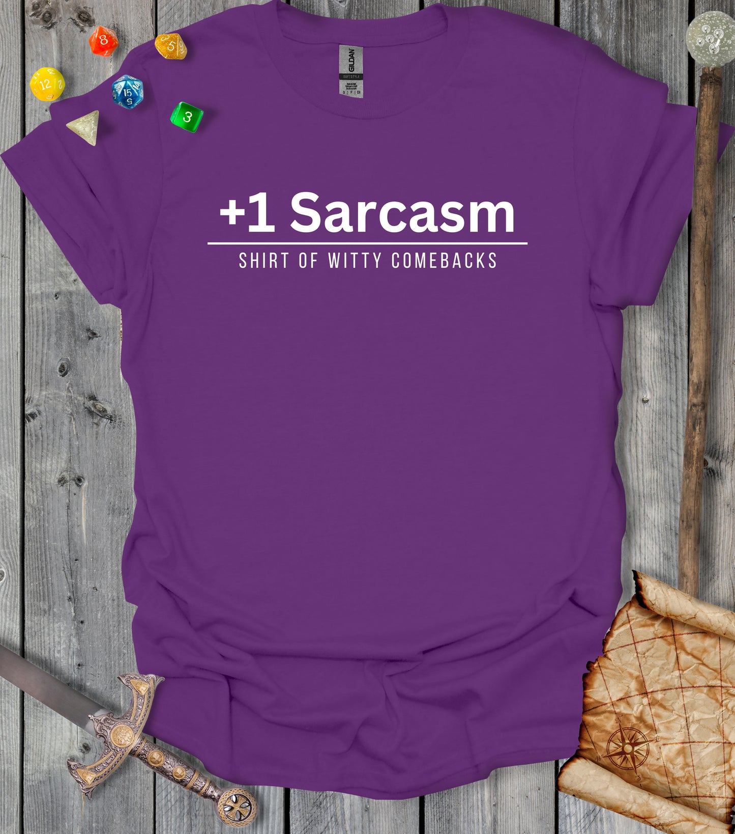 +1 Sarcasm - Purple