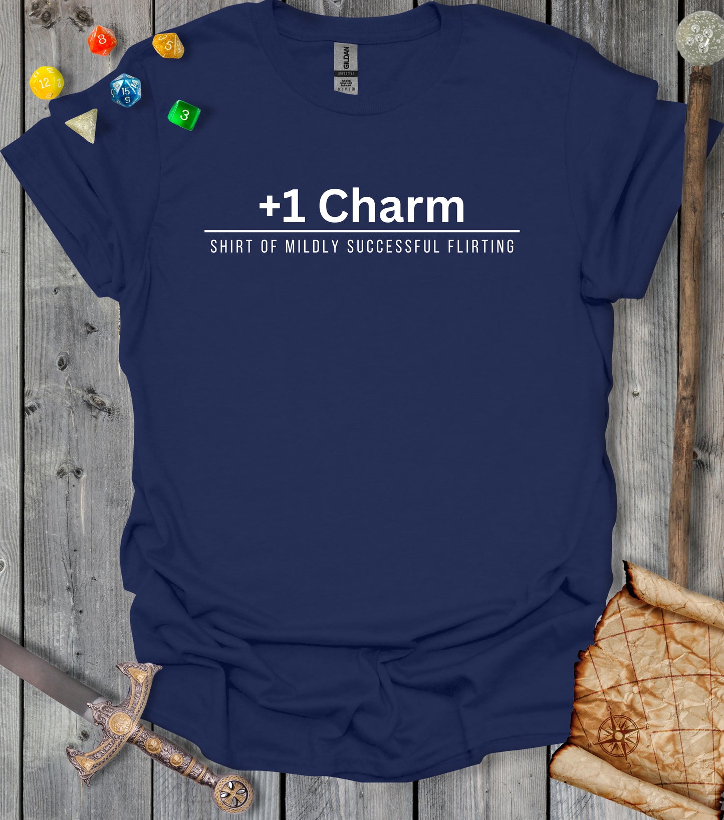+1 Charm - NavyBlue