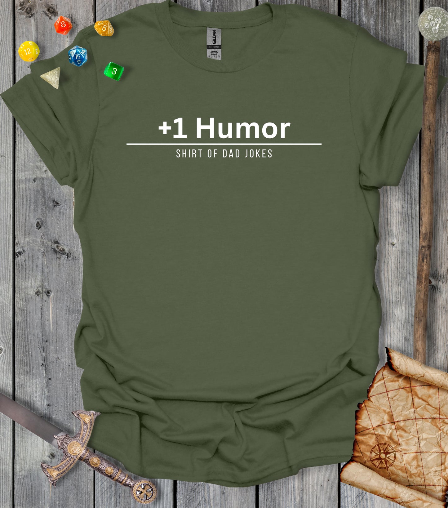 +1 Humor - MilitaryGreen