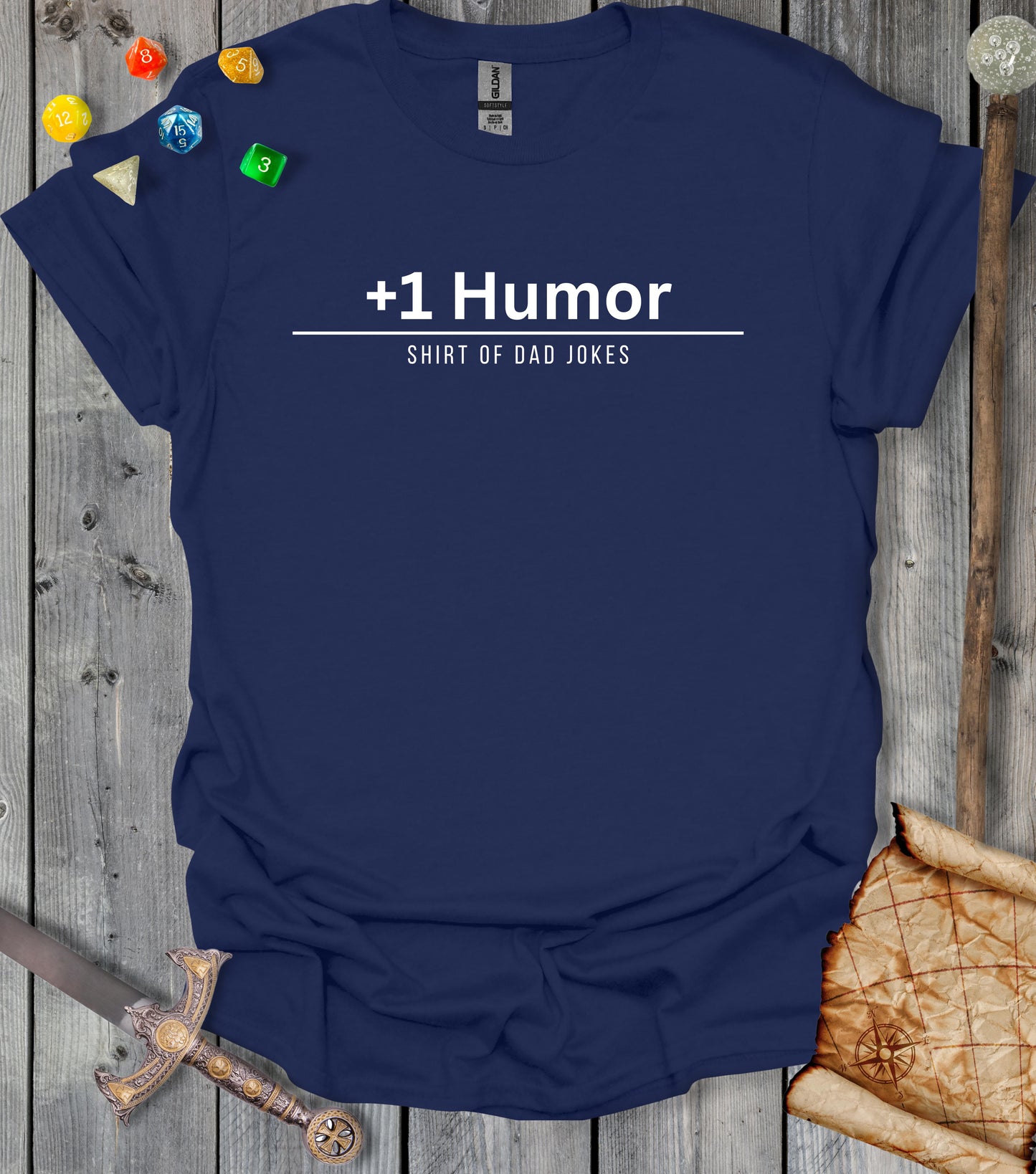 +1 Humor - NavyBlue