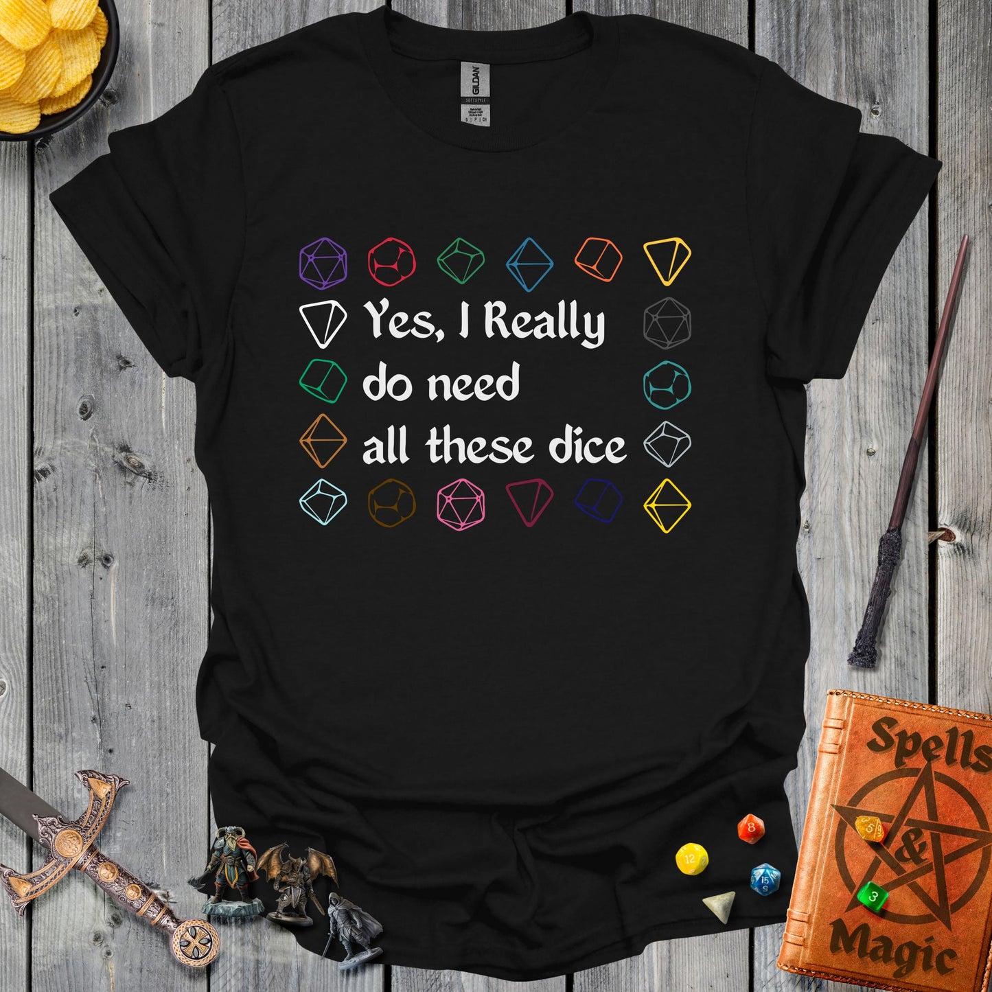 All these dice 2 - Black
