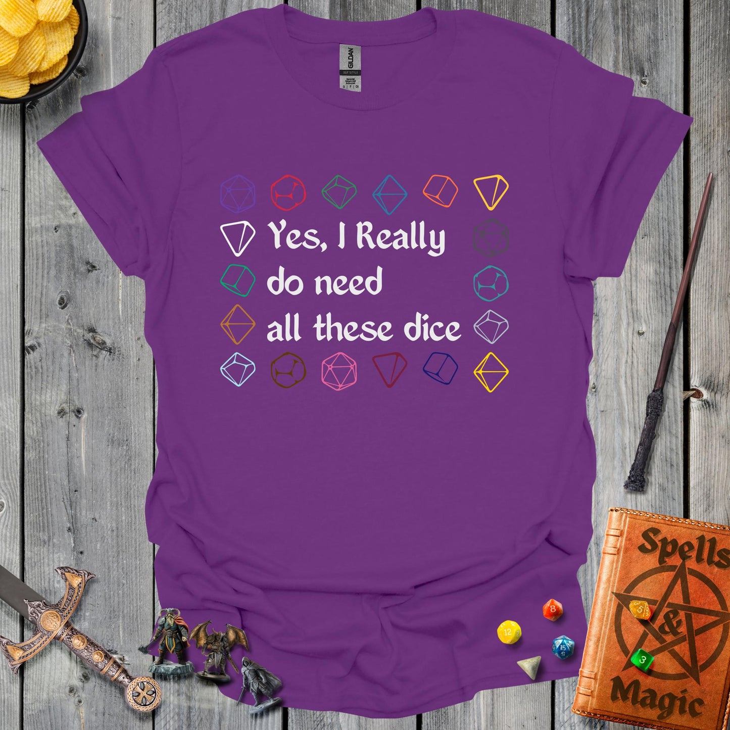All these dice 2 - Purple