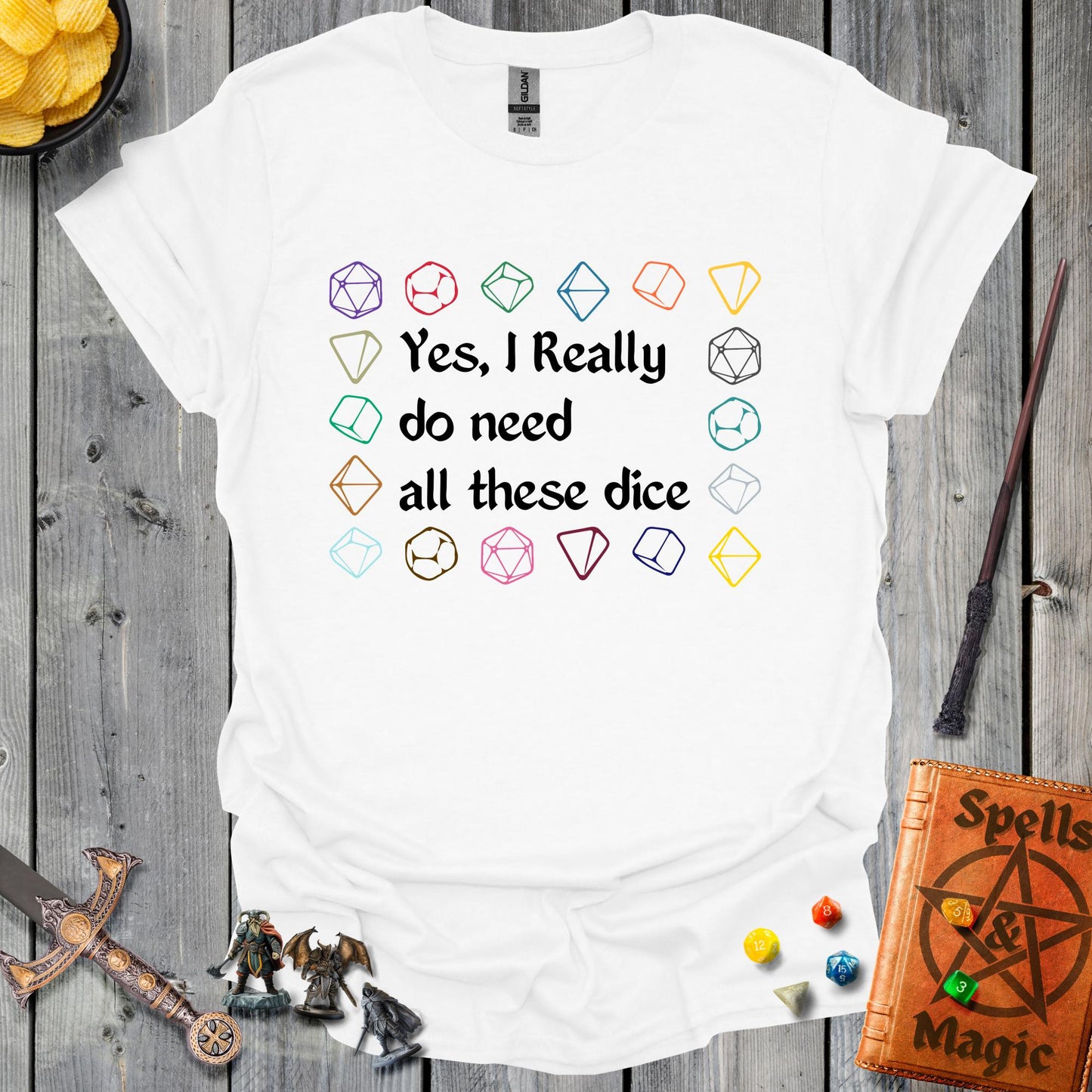 All these dice 2 - White
