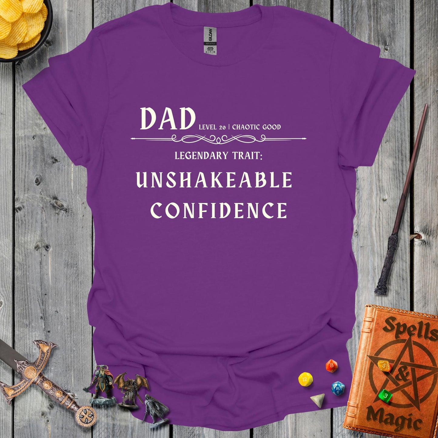 Dad characther sheet - Purple