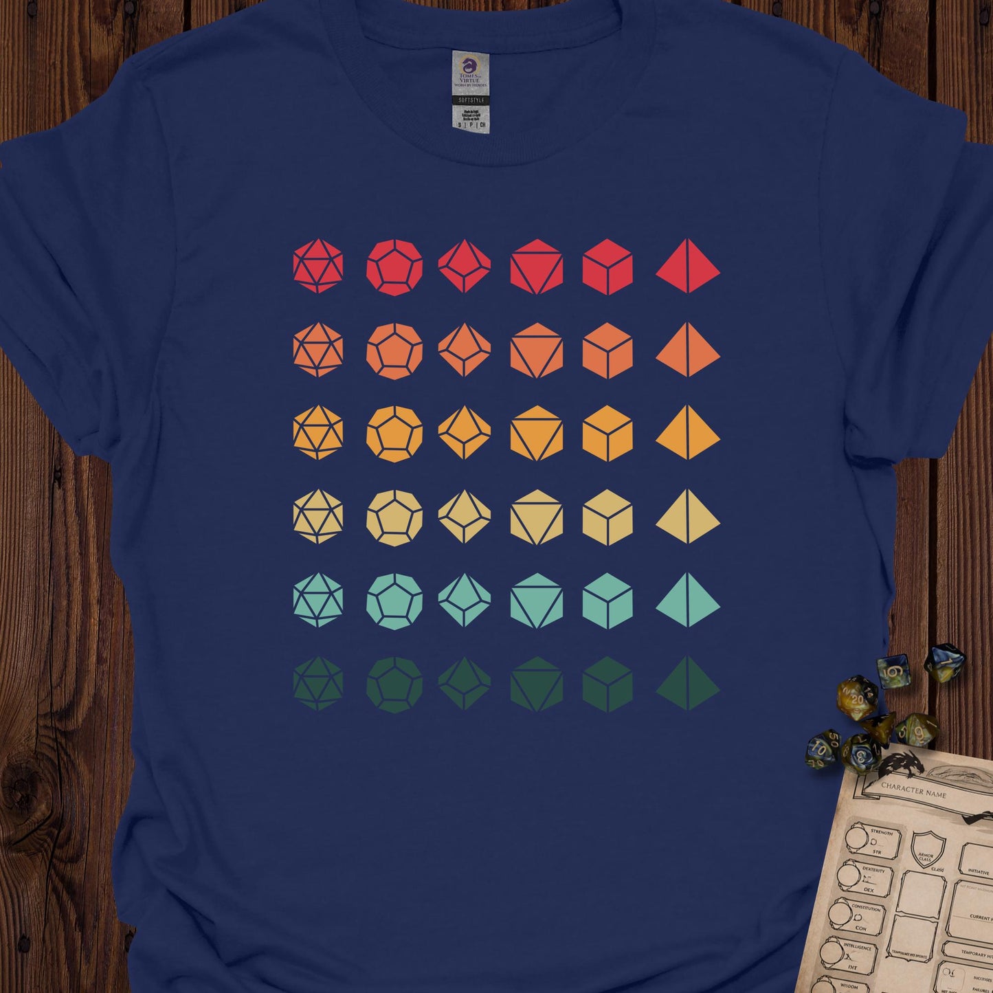 Dice matrix - Navy
