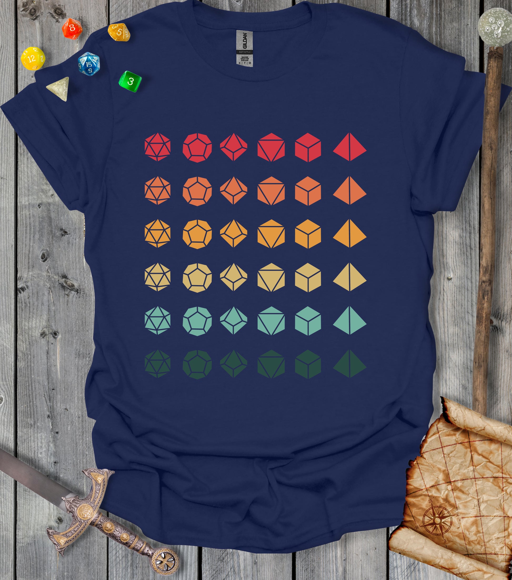 Dice matrix - NavyBlue