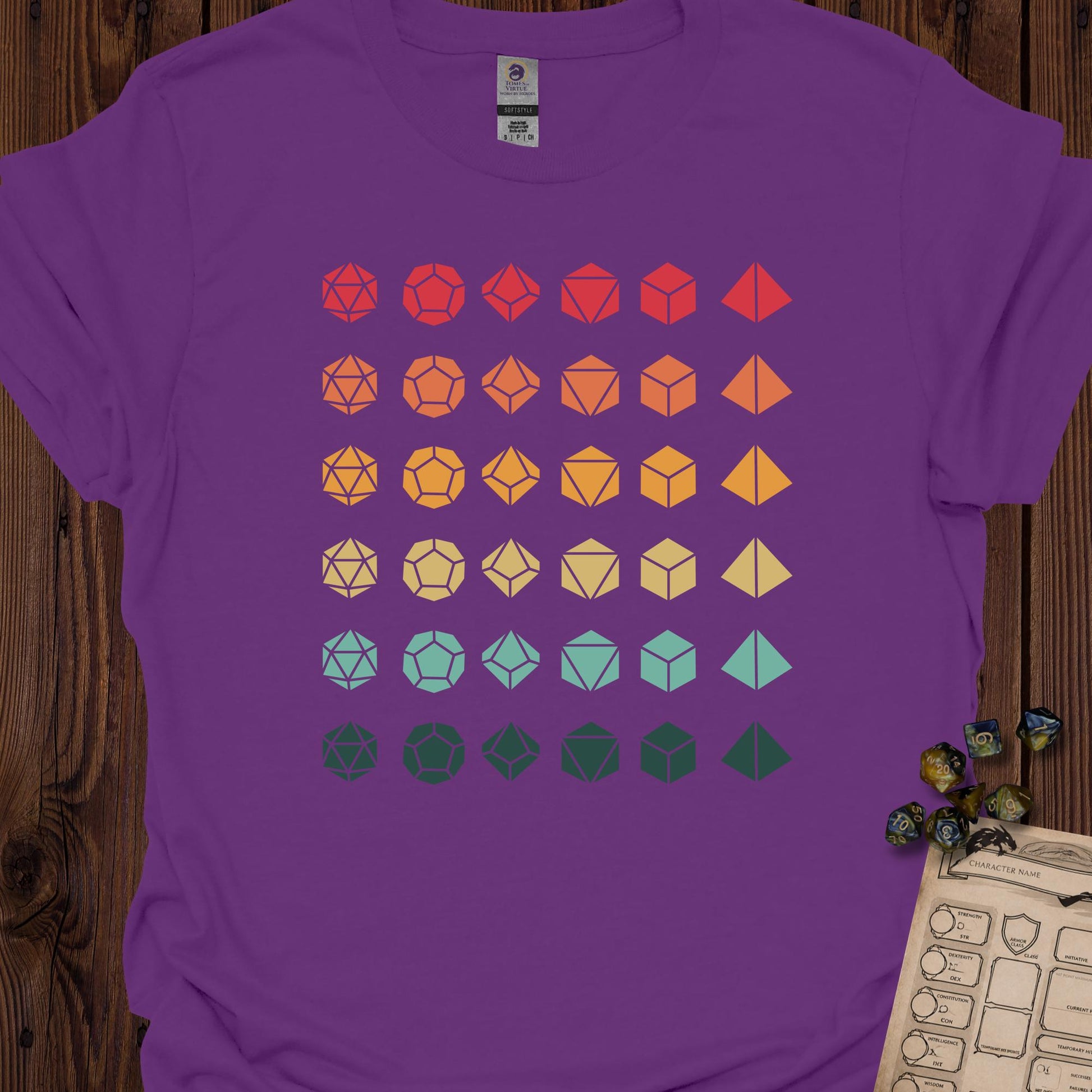 Dice matrix - Purple