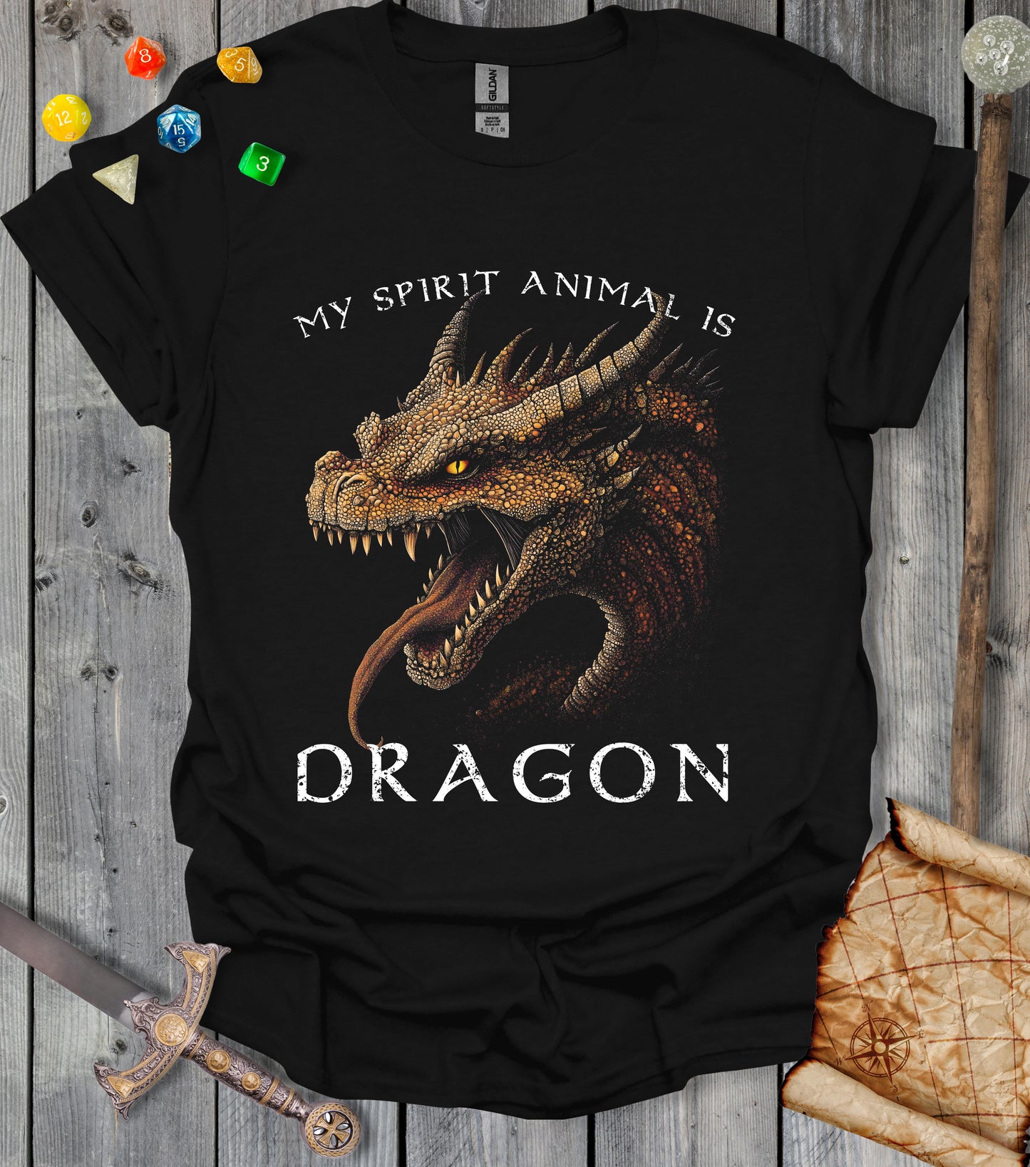 My spirit animal is Dragon - T-shirt