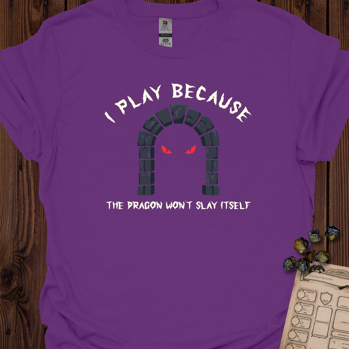 I Play Because - Purple