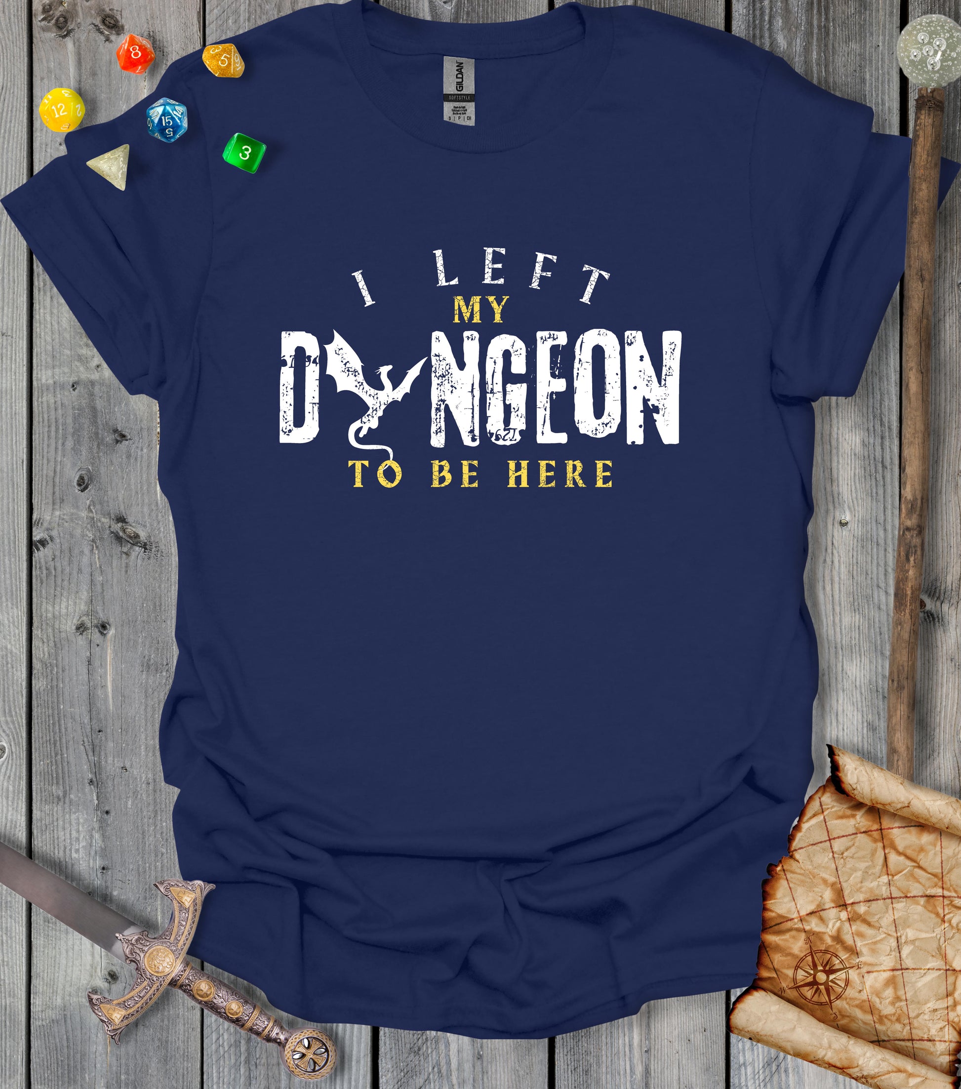 I left my dungeon to be here - NavyBlue