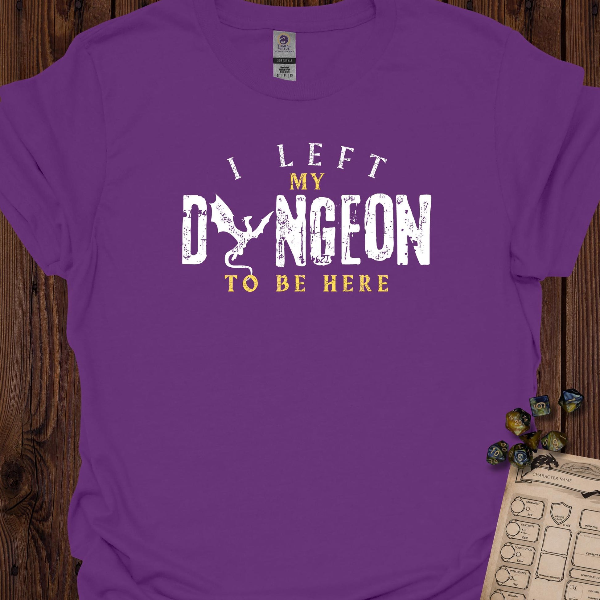 I left my dungeon to be here - Purple