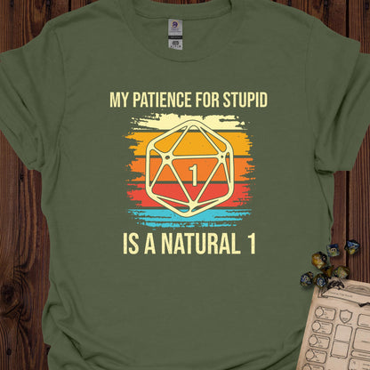 Patience for stupid - MilitaryGreen