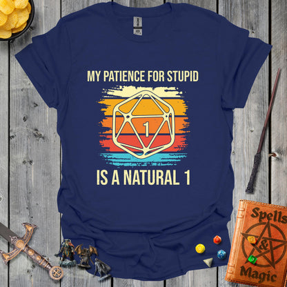 Patience for stupid - NavyBlue