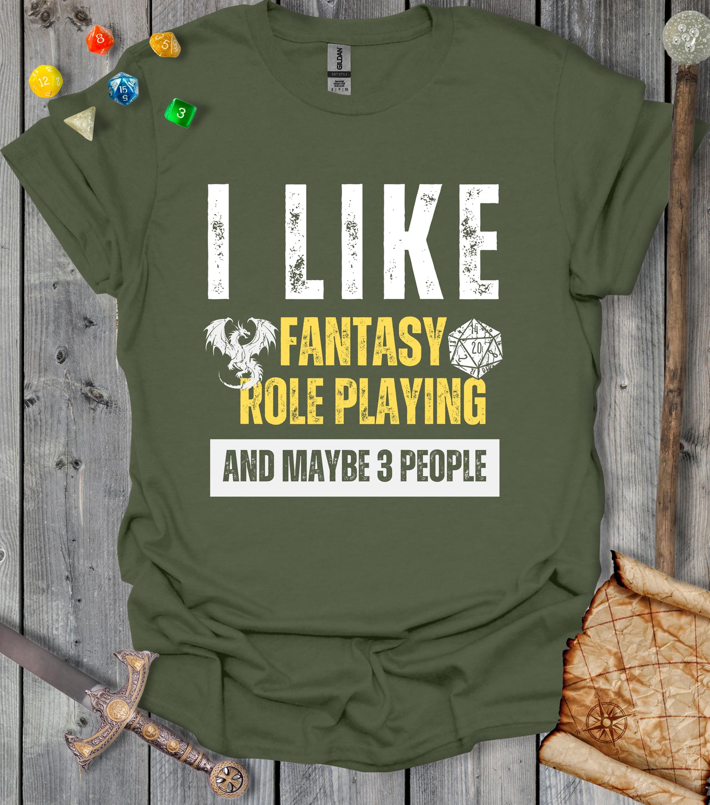 I Like Fantasy Role Playing - T-shirt