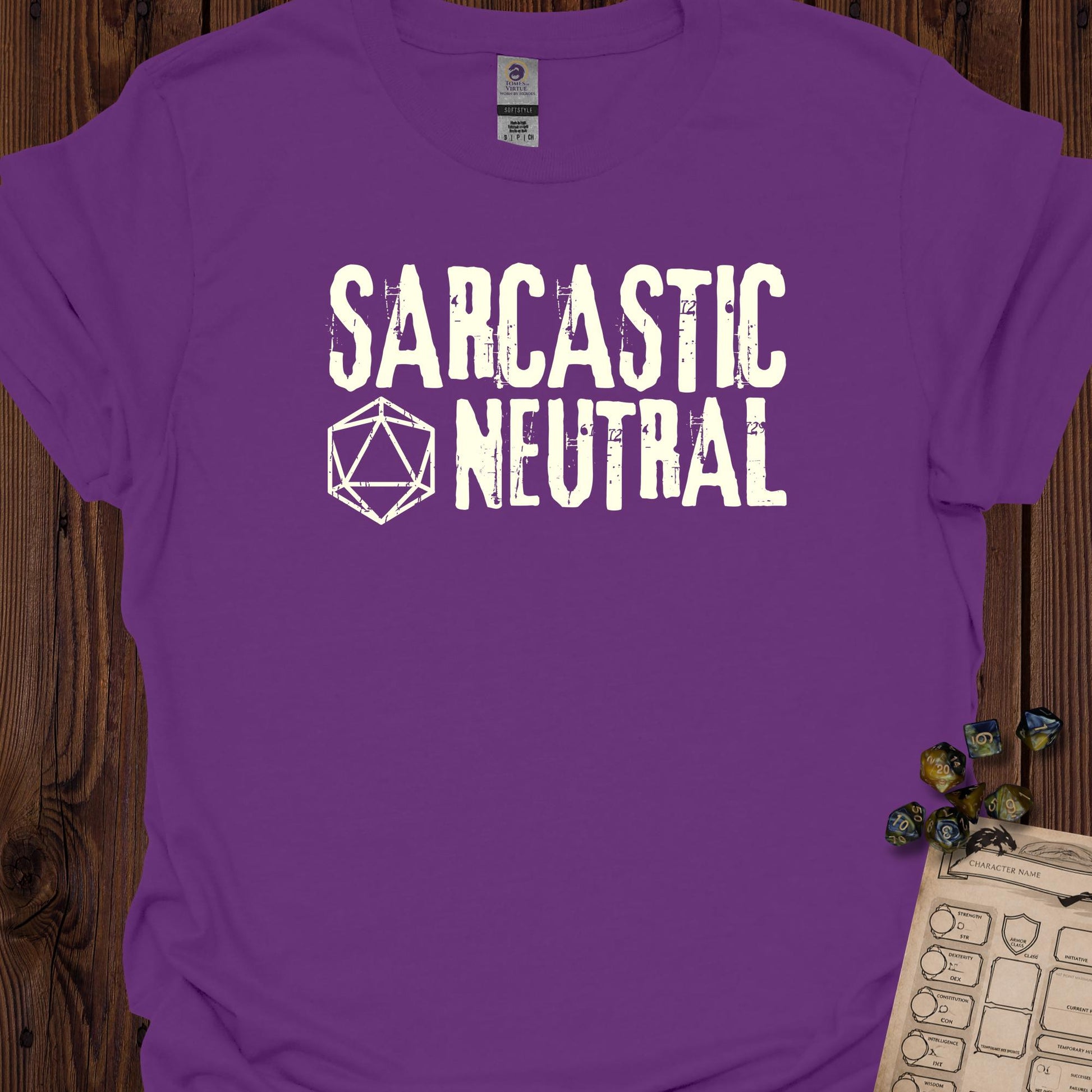 Sarcastic Neutral - Purple