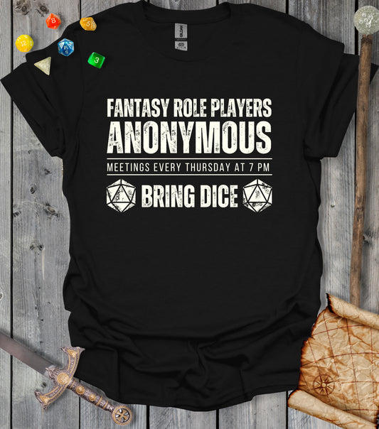 Fantasy Role Players Anonymous - T-shirt