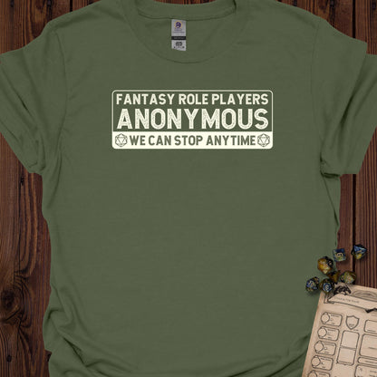 Fantasy Role Players Anonymous - MilitaryGreen