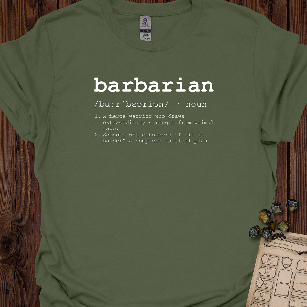 Barbarian definition - MilitaryGreen
