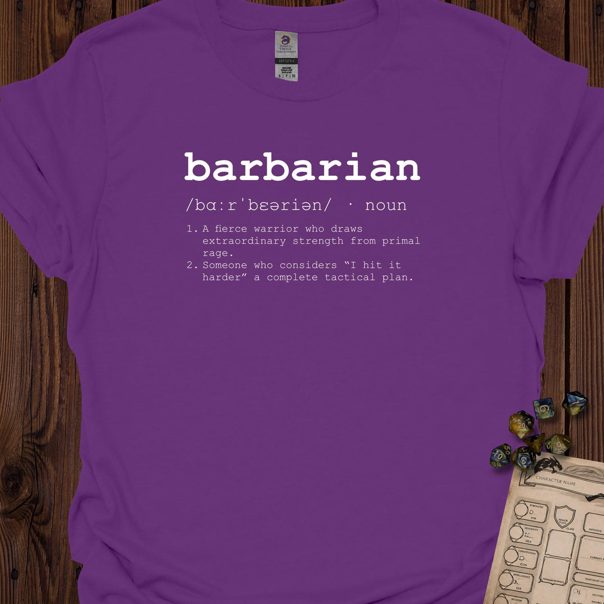 Barbarian definition - Purple