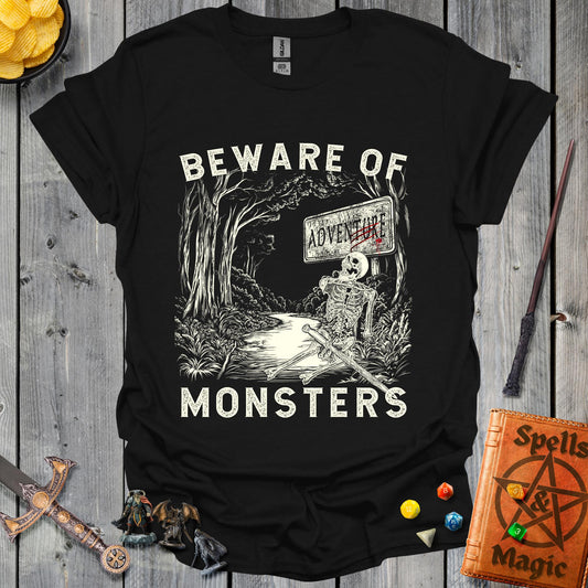 Beware of Monsters - Black