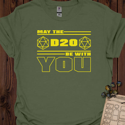 May the D20 Be With You - MilitaryGreen